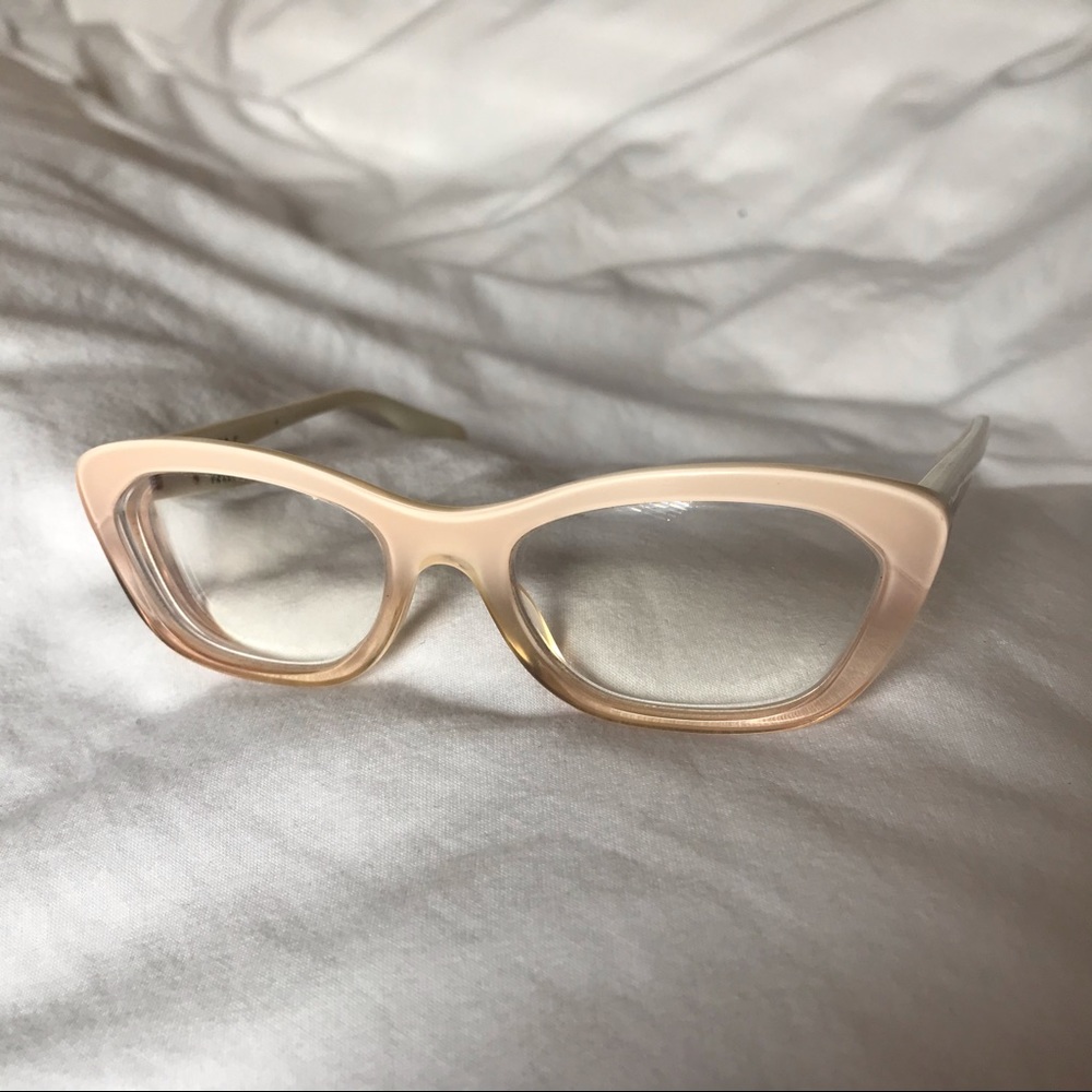 PRADA pink cat eye glasses